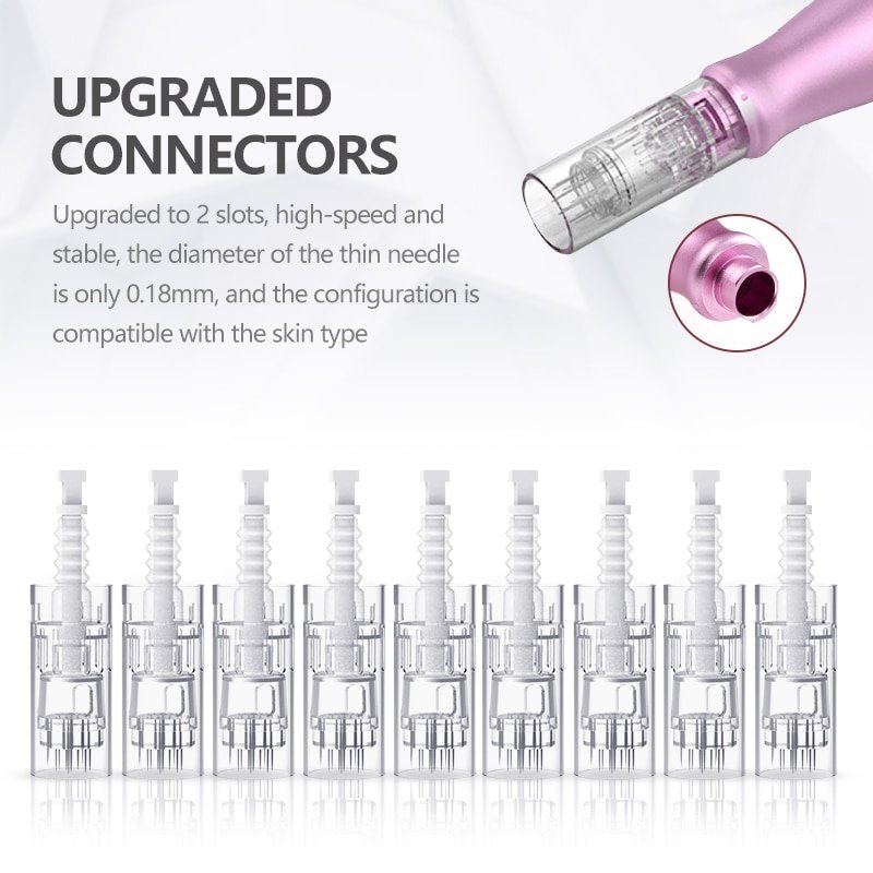 10/50/100PCS Derma Pen Bayonet Needles Cartridge For Dr pen N2/M5/M7 Nano/9 pin/12 pin/36 pin/42 Micro Needle Replacement Head - Image 2