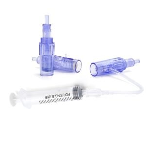 10/50 Pcs Hydra Injector Derma Pen Needle Cartridge Microneedling With Syringe Tube Anti_Back Flow Mode Face And Body