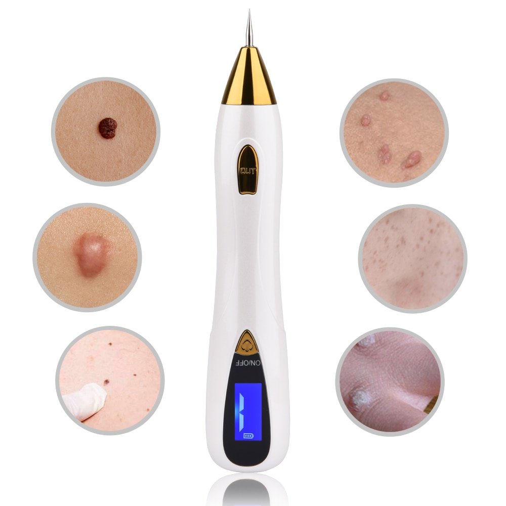 Laser Plasma Pen Tattoo Freckle Black Dots Wart Mole Remover Dark Spot Skin Tag Removal Kit - Image 2