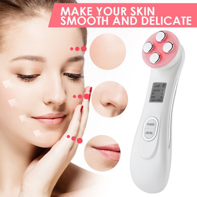 EMS Facial Mesotherapy Electroporation RF Radio Frequency LED Photon ...