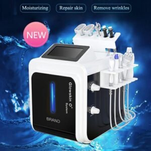 Glowskin O+ Hydro Dermabrasion Machine Blackhead Acne Removal Device Skin Rejuvenation RF Ultrasonic