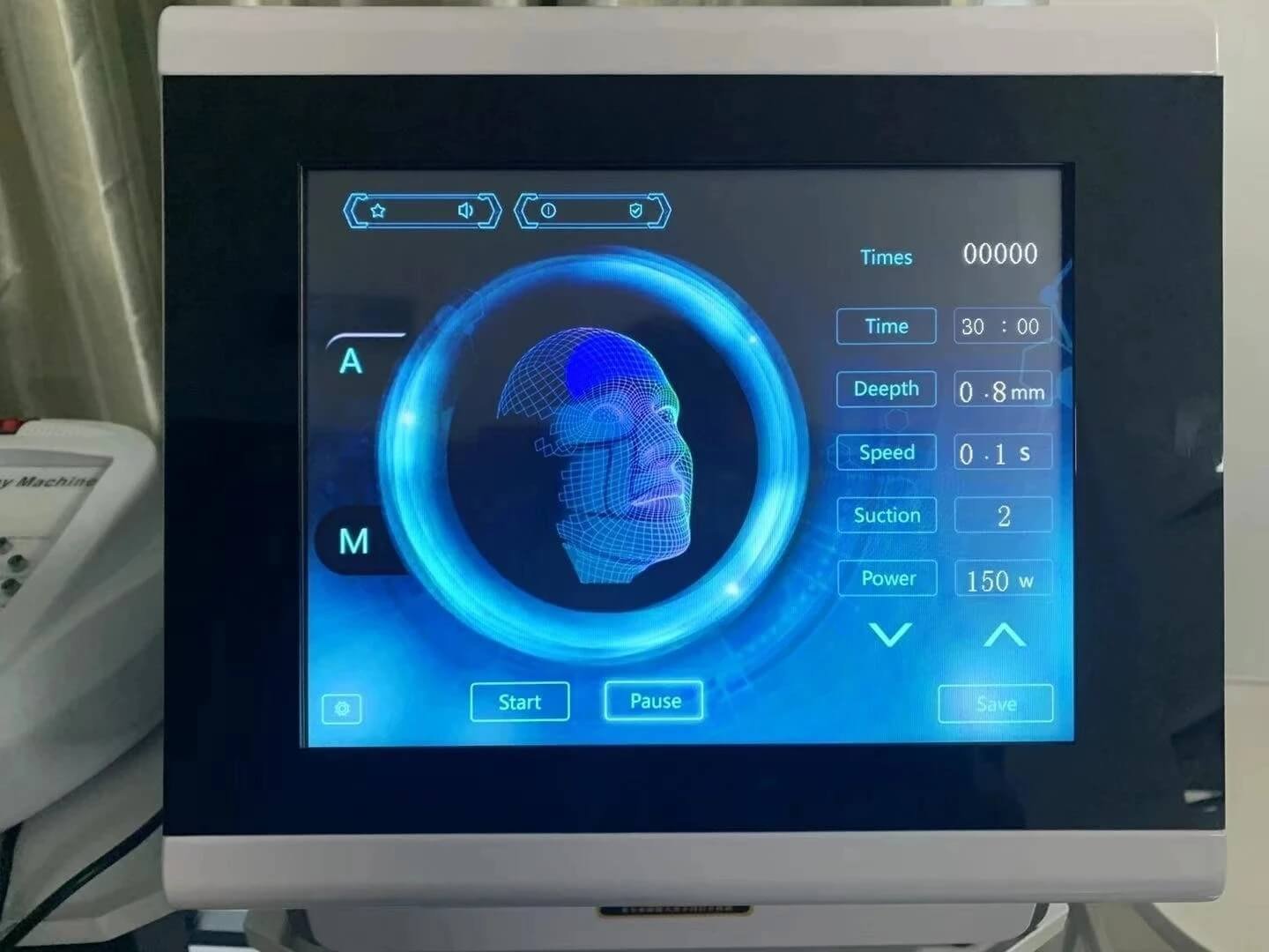 Portable Fractional RF Microneedle Machine MicroNeedle Face Lift ...