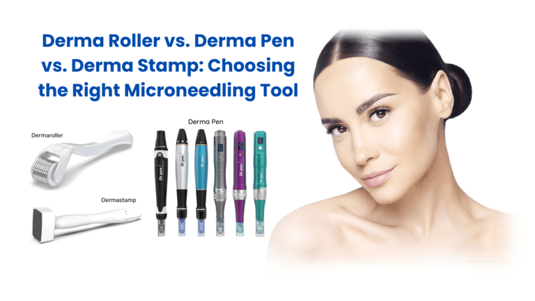 Derma Roller vs. Derma Pen vs Derma Damga Doğru mikroiğnere Aracı Seçme