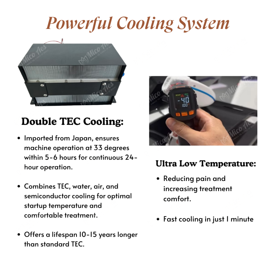 powerful cooling sytem