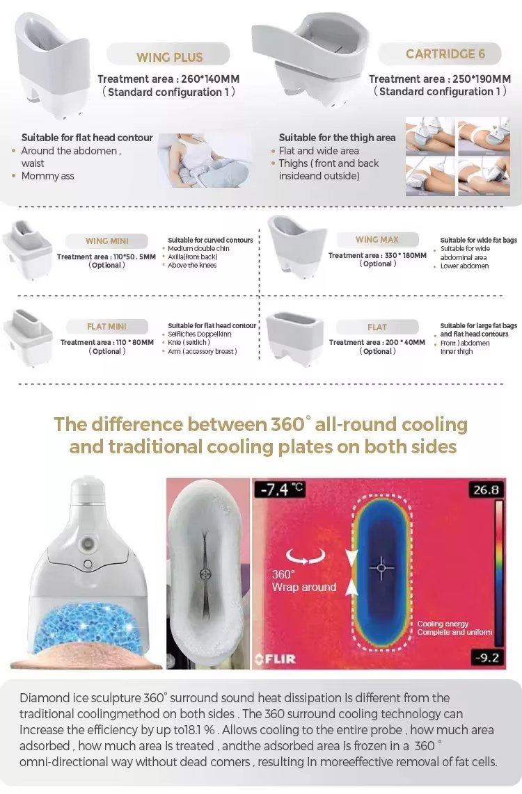 2 In 1 Cryo + Ems Body Slimming Muscle Building 360 Cryo Cool Body Shaping Cryotherapy Machine - Image 6