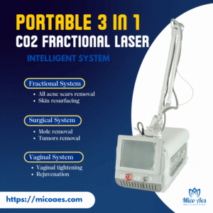 Taşınabilir CO2 Fraksiyonel Lazer Cilt Yenileme Makinesi (18)
