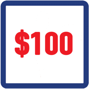 Cenový rozdíl 100 $