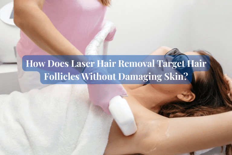 كيف تستهدف إزالة الشعر بالليزر بصيلات الشعر دون إتلاف الجلد؟