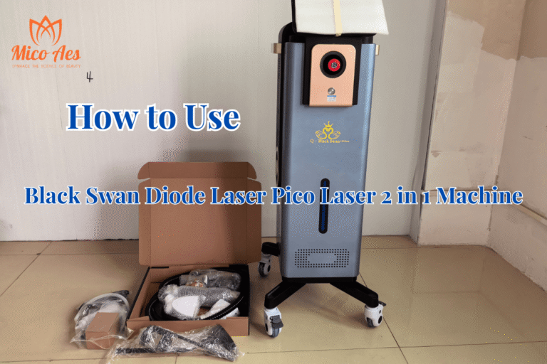 Come utilizzare il pico laser a diodi Black Swan 2 in 1