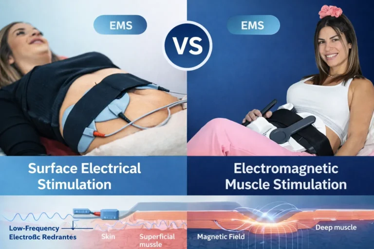 Stimolazione elettrica di superficie VS stimolazione muscolare elettromagnetica