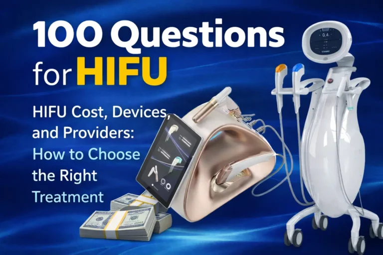100 Questions for HIFU (5) HIFU Cost, Devices, and Providers How to Choose the Right Treatment