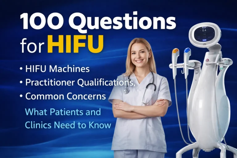 100 Questions for HIFU (6) HIFU Machines, Practitioner Qualifications, and Common Concerns What Patients and Clinics Need to Know