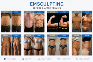 Emsculpting before and after (1)