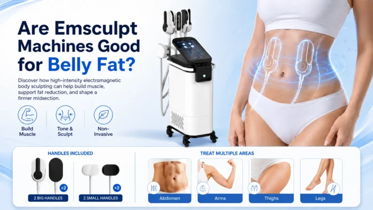هل آلات Emculpt جيدة لدهون البطن؟