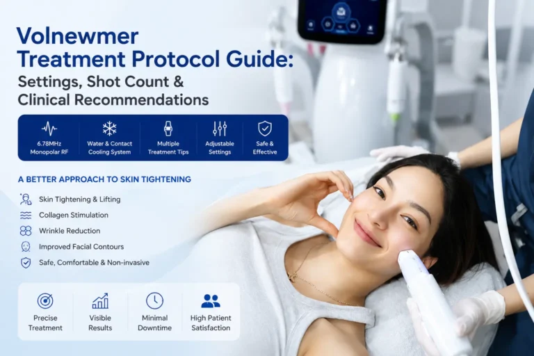 إعدادات دليل بروتوكول علاج Volnewmer، عدد اللقطات & التوصيات السريرية (2)